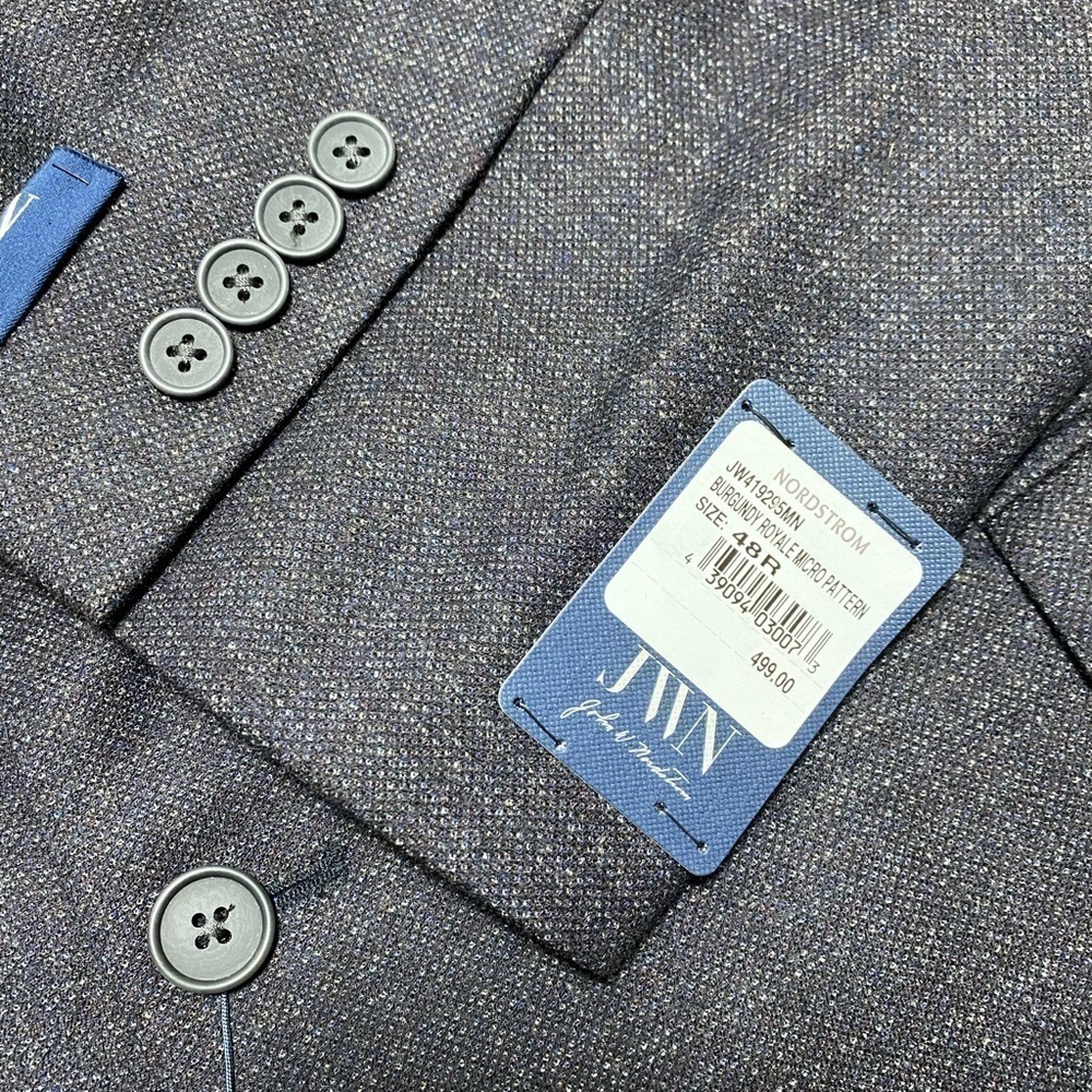 $499 NEW!  NWT JOHN W NORDSTROM WOOL BLAZER /JACKET / COAT 48 R - Picture 13 of 13